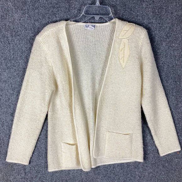 Adele Joyce Cardigan Women's Large Acrylic Wool Knit Adults L - Picture 1 of 8